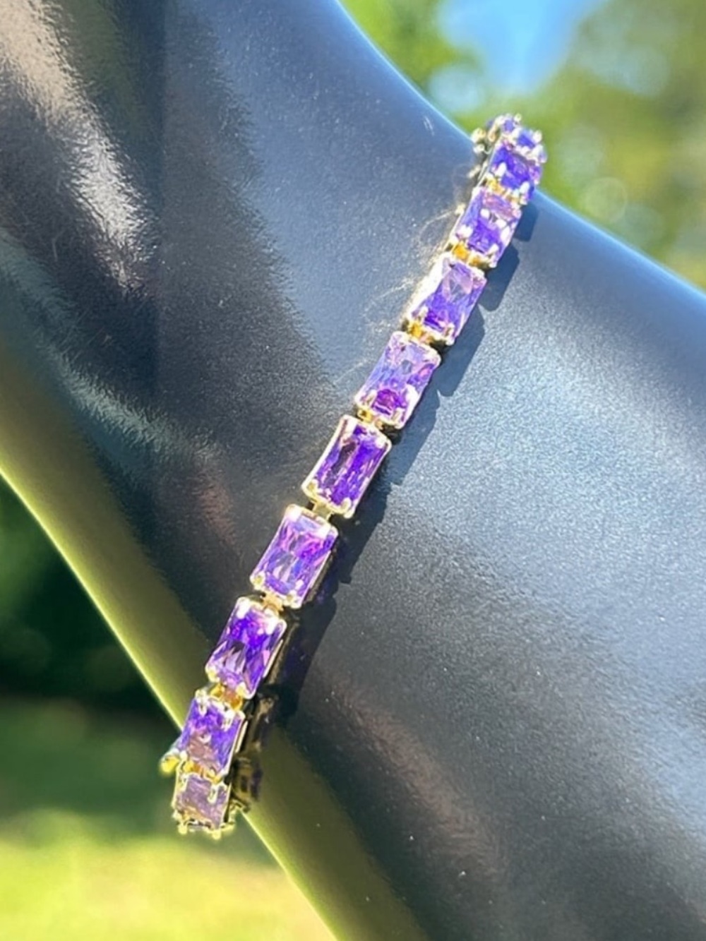 New gold & purple bracelet